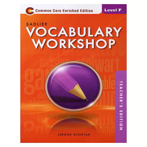 Vocabulary Workshop F Teachers Edition (Enriched Edition)