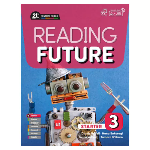 Reading Future Starter 3 Pre-A1 Student&#039;s Book with Workbook &amp; MP3 + Student Digital Materials CD-Rom(1)