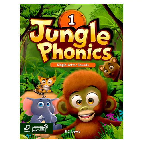 Jungle Phonics 1 Single-Letter Sounds Student&#039;s Book with BIGBOX