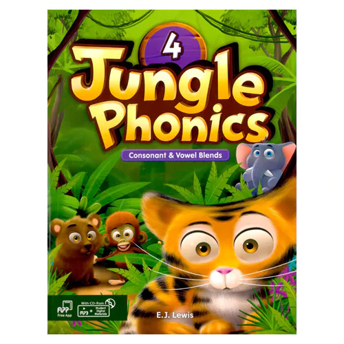 Jungle Phonics 4 Consonant &amp; Vowel Blends Student&#039;s Book with BIGBOX