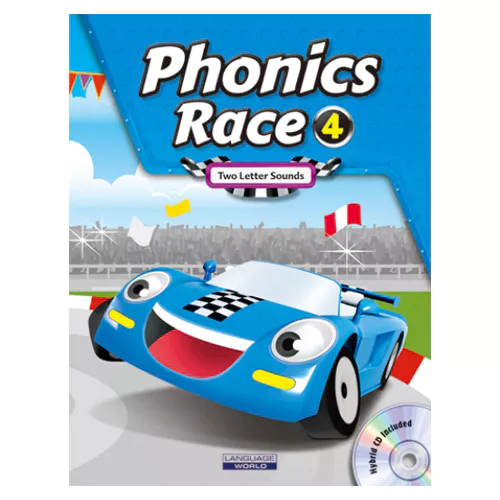 Phonics Race 4 Student&#039;s Book with Workbook &amp; Hybrid CD(2) (Two Letter &amp; Sounds)