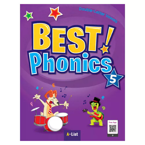 Best! Phonics 5 Double-Letter Vowels Student&#039;s Book with Readers &amp; DVD-Rom(1) &amp; MP3 CD(1)