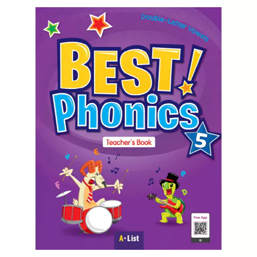 Best! Phonics 5 Double-Letter Vowels Teacher&#039;s Book with Readers &amp; DVD-Rom(1) &amp; Teacher Resource CD(1)
