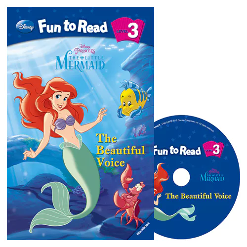 Disney Fun to Read, Learn to Read! 3-15 / The Beautiful Voice (The Little Mermaid) Student&#039;s Book with Workbook &amp; Audio CD(1)