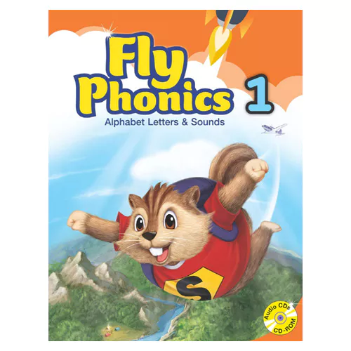 Fly Phonics 1 Alphabet Letters &amp; Sounds Student&#039;s Book with Readers &amp; Audio CD(2) &amp; Interactive CD-Rom(1)