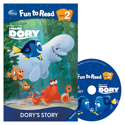 Disney Fun to Read, Learn to Read! 2-32 / Dory’s Story (Finding Dory) Student&#039;s Book with Workbook &amp; Audio CD(1)
