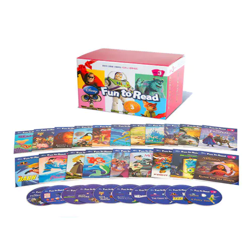 Disney Fun to Read 3단계 20종 Full Set (Book+CD) (New)