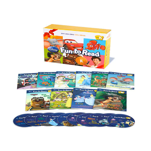 Disney Fun to Read K단계 10종 Full Set (Book+CD) (New)