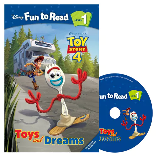Disney Fun to Read, Learn to Read! 1-33 / Toys and Dreams (Toys Story 4) Student&#039;s Book with Workbook &amp; Audio CD(1)