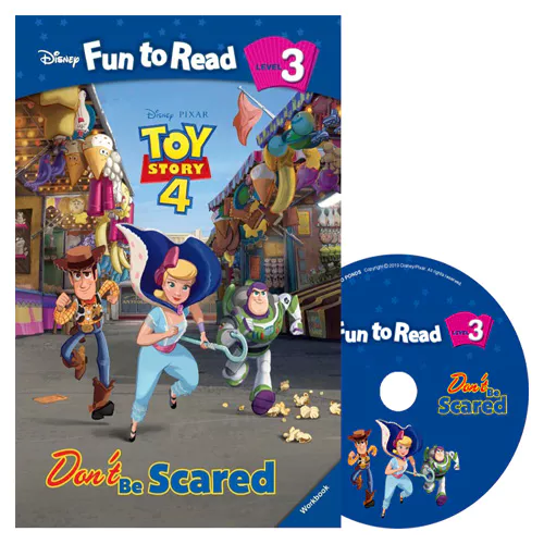 Disney Fun to Read, Learn to Read! 3-26 / Don&#039;t be Scared (Toy Story 4) Student&#039;s Book with Workbook &amp; Audio CD(1)