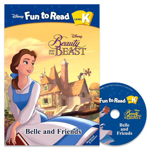 Disney Fun to Read, Learn to Read! K-13 / Belle and Friends (Beauty and the Beast) Student&#039;s Book with Workbook &amp; Audio CD(1)