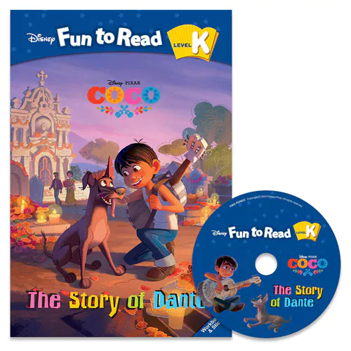Disney Fun to Read, Learn to Read! K-18 / The Story of Dante (Coco) Student&#039;s Book with Workbook &amp; Audio CD(1)