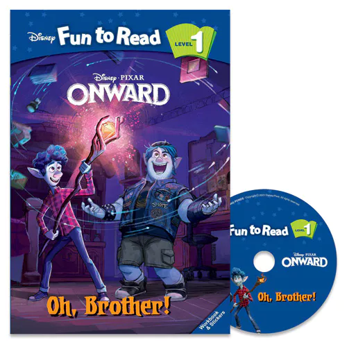 Disney Fun to Read, Learn to Read! 1-34 / Oh, Brother! (Onward) Student&#039;s Book with Workbook &amp; Audio CD(1)