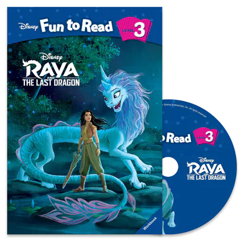 Disney Fun to Read, Learn to Read! 3-29 / Raya and the Last Dragon (Raya and the Last Dragon) Student&#039;s Book with Workbook &amp; Audio CD(1)
