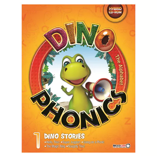 Dino Phonics 1 The Alphabet Student&#039;s Book with Stories &amp; Hybrid CD-Rom(1)