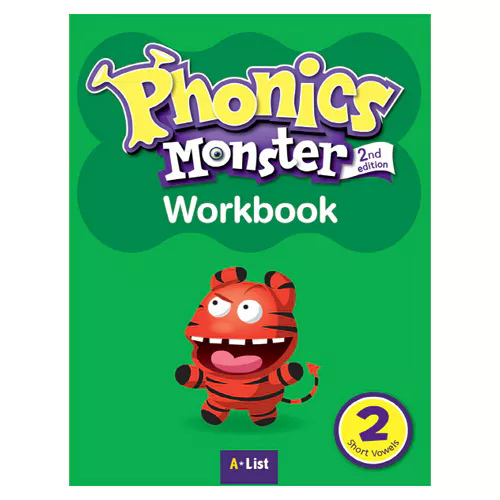 Phonics Monster 2 Short Vowels Workbook (2nd Edition)
