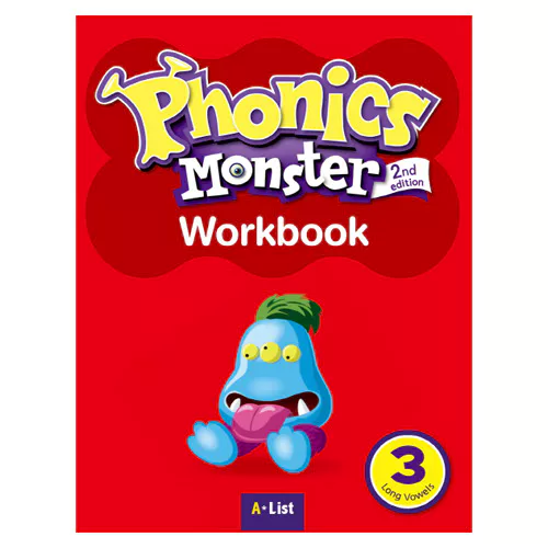 Phonics Monster 3 Long Vowels Workbook (2nd Edition)