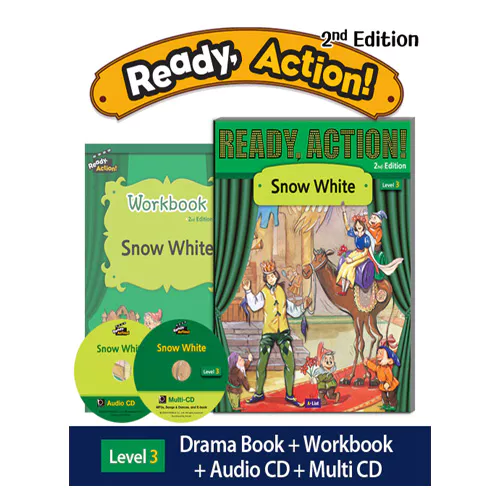 Ready Action 3 Set / Snow White (Student&#039;s Book+WorkBook+Audio CD+Multi CD) (2nd Edition)(2020)