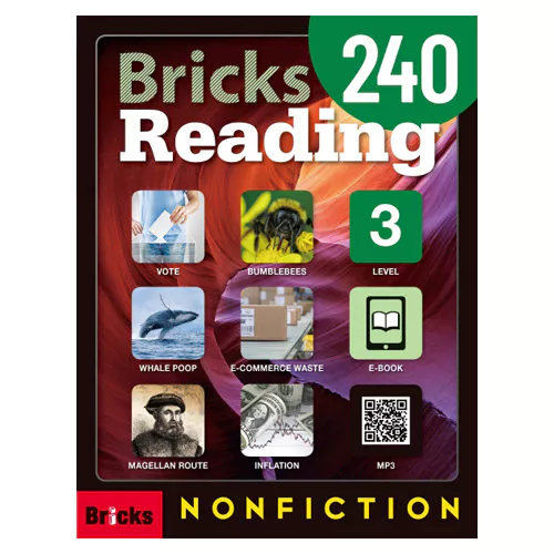 Bricks Reading Nonfiction 240 3 Student&#039;s Book with Workbook &amp; E.CODE