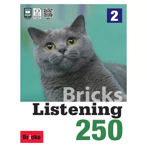 Bricks Listening 250 2 Student&#039;s Book with Workbook &amp; E-Book Access Code + QR code