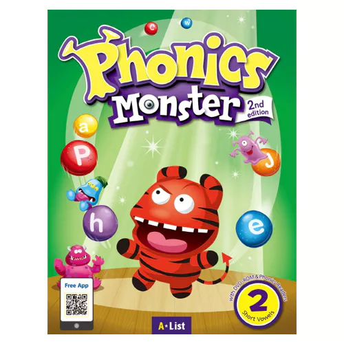 Phonics Monster 2 Long Vowels Student&#039;s Book with Phonics Readers &amp; App (2nd Edition)