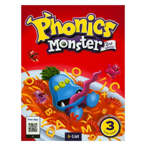 Phonics Monster 3 Long Vowels Student&#039;s Book with Phonics Readers &amp; App (2nd Edition)