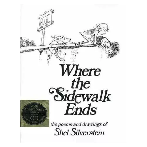 Where the Sidewalk Ends : Poems and Drawings HardCover+Audio CD Set