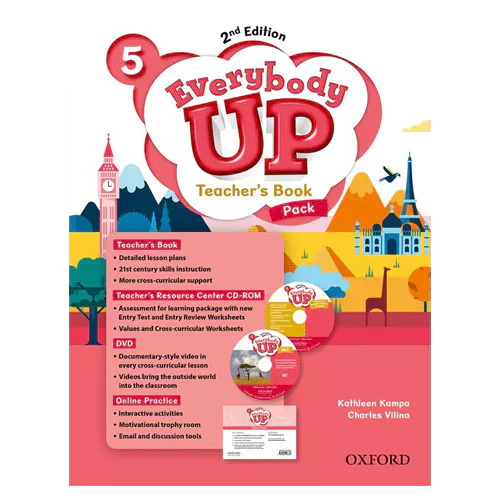 Everybody Up 5 Teacher&#039;s Book with DVD &amp; Online Practice and CD-Rom (2nd Edition)