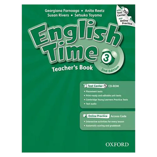 English Time 3 Teacher&#039;s Book with Test Center CD-Rom(1) &amp; Online Practice (2nd Edition)