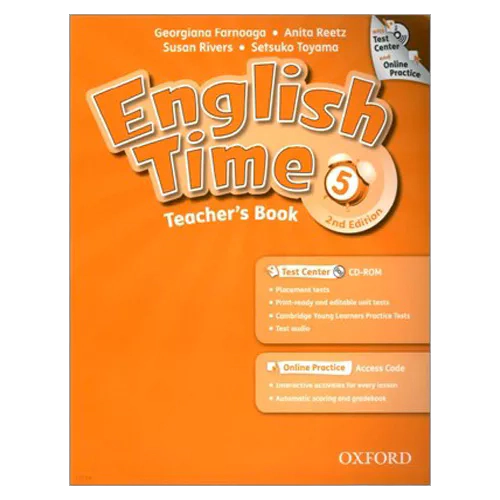 English Time 5 Teacher&#039;s Book with Test Center CD-Rom(1) &amp; Online Practice (2nd Edition)