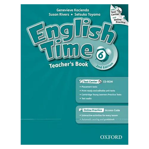 English Time 6 Teacher&#039;s Book with Test Center CD-Rom(1) &amp; Online Practice (2nd Edition)