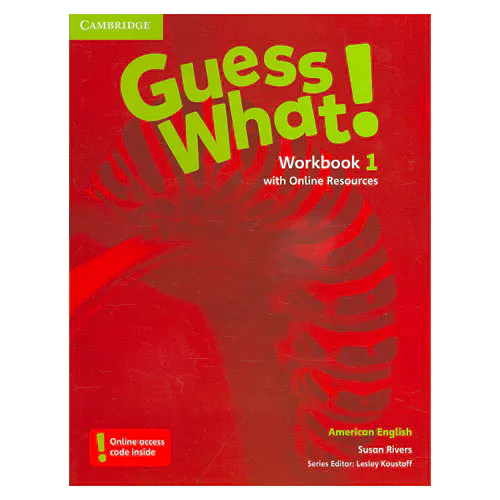 American English Guess What! 1 Workbook with Online Resources
