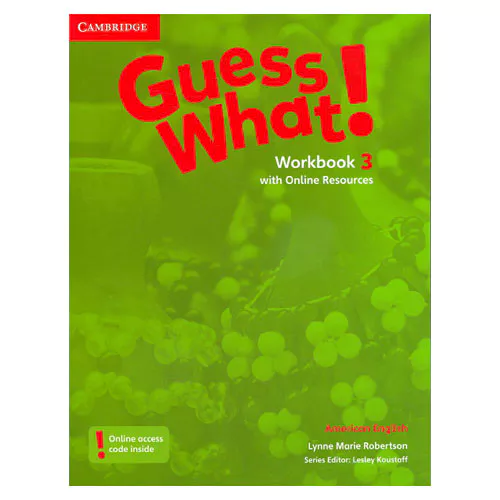 American English Guess What! 3 Workbook with Online Resources