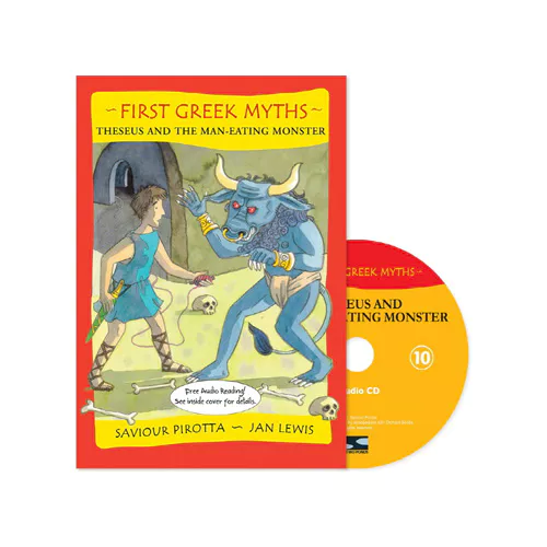 First Greek Myths QR &amp; Audio CD Set 10 / Theseus and The Man-Eating Monster [QR]