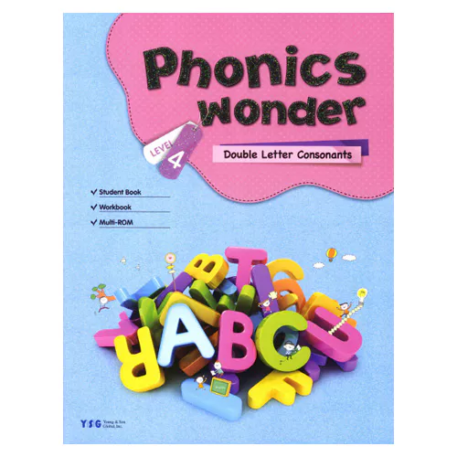 Phonics Wonder 4 Double Letter Consonants Student&#039;s Book with Workbook &amp; Multi-Rom(2)