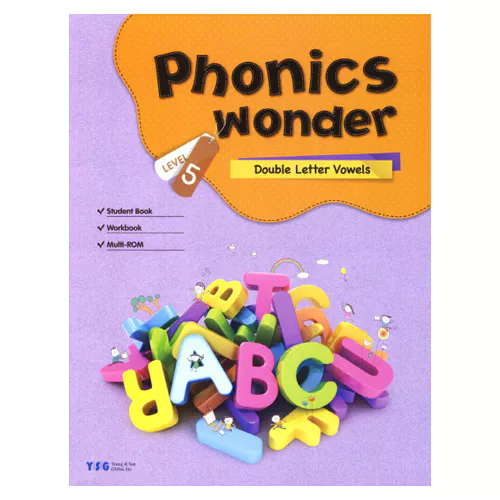Phonics Wonder 5 Double Letter Vowels Student&#039;s Book with Workbook &amp; Multi-Rom(2)