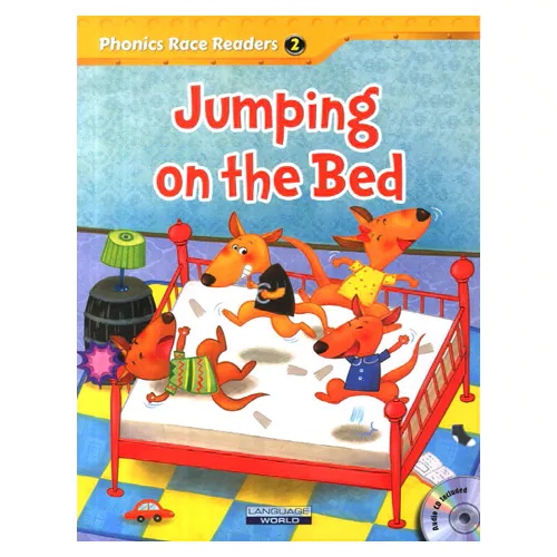 Phonics Race Readers 2 Jumping on the Bed with Workbook &amp; Audio CD(1)