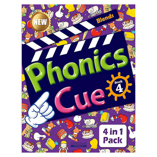 Phonics Cue 4 Student&#039;s Book with Workbook &amp; Activity Worksheet &amp; Hybrid CD(2) (Blends) (New)