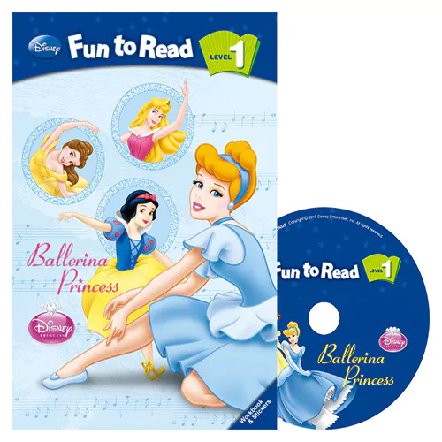 Disney Fun to Read, Learn to Read! 1-14 / Ballerina Princess (Disney Princess) Student&#039;s Book with Workbook &amp; Audio CD(1)