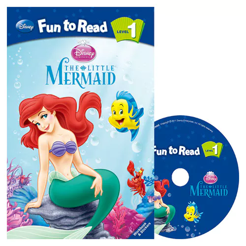 Disney Fun to Read, Learn to Read! 1-11 / The Little Mermaid (The Little Mermaid) Student&#039;s Book with Workbook &amp; Audio CD(1)