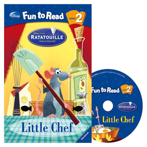 Disney Fun to Read, Learn to Read! 2-20 / Little Chef (Ratatouille) Student&#039;s Book with Workbook &amp; Audio CD(1)