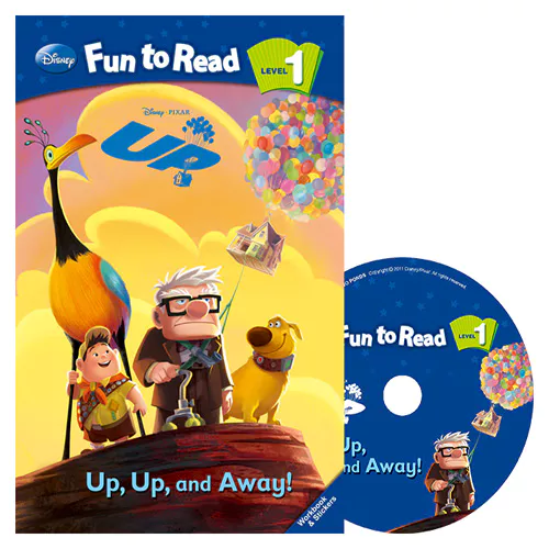 Disney Fun to Read, Learn to Read! 1-19 / Up, Up, and Away! (Up) Student&#039;s Book with Workbook &amp; Audio CD(1)