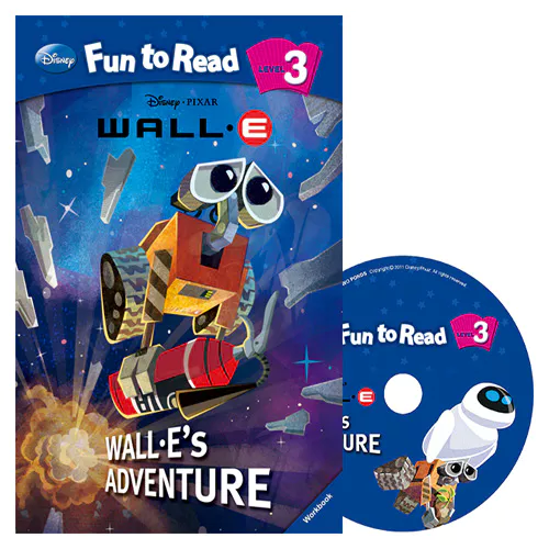 Disney Fun to Read, Learn to Read! 3-09 / WALL-E’s Adventure (WALL-E) Student&#039;s Book with Workbook &amp; Audio CD(1)