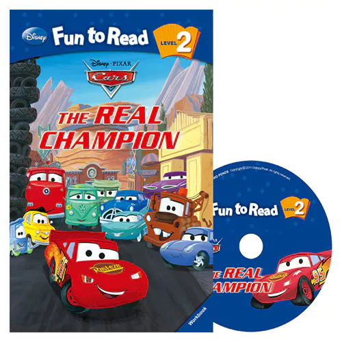 Disney Fun to Read, Learn to Read! 2-19 / The Real Champion (Cars) Student&#039;s Book with Workbook  &amp; Audio CD(1)