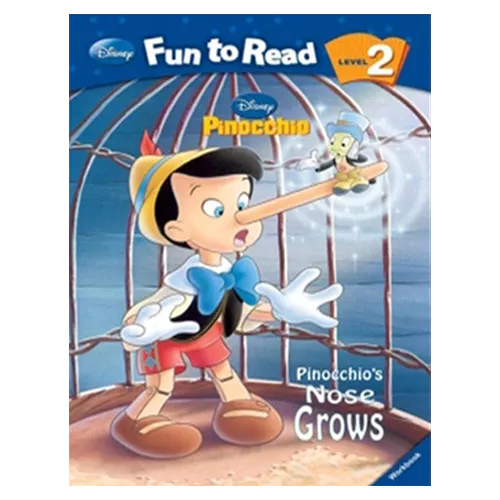 Disney Fun to Read, Learn to Read! 2-04 / Pinocchio’s Nose Grows (Pinocchio) Student&#039;s Book