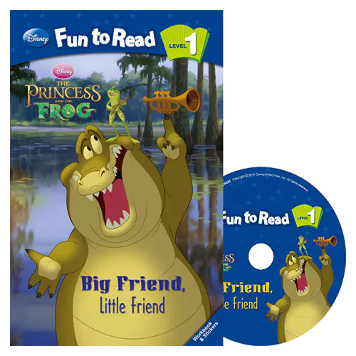 Disney Fun to Read, Learn to Read! 1-06 / Big Friend, Little Friend (The Princess and the Frog) Student&#039;s Book with Workbook &amp; Audio CD(1)