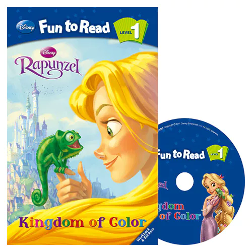Disney Fun to Read, Learn to Read! 1-07 / Kingdom of Color (Tangled) Student&#039;s Book with Workbook &amp; Audio CD(1)