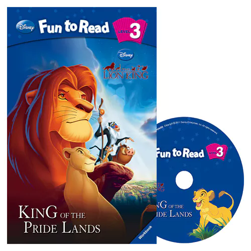 Disney Fun to Read, Learn to Read! 3-06 / King of the Pride Lands (Lion King) Student&#039;s Book with Workbook &amp; Audio CD(1)