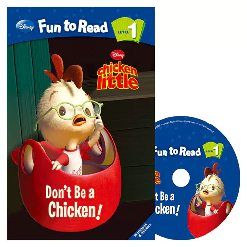 Disney Fun to Read, Learn to Read! 1-15 / Don’t Be a Chicken! (Chicken Little) Student&#039;s Book with Workbook &amp; Audio CD(1)