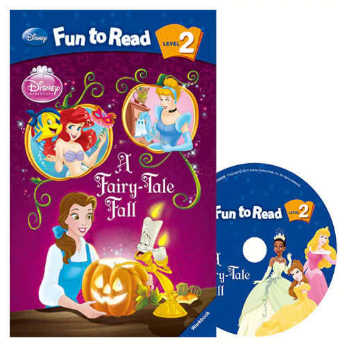 Disney Fun to Read, Learn to Read! 2-12 / A Fairy-Tale Fall (Disney Princess) Student&#039;s Book with Workbook &amp; Audio CD(1)